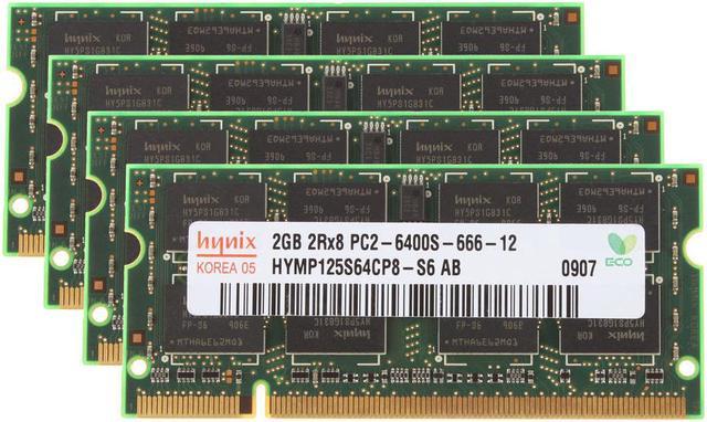 Skøn Arkæologi hektar Hynix 16GB (8X 2GB) 2Rx8 PC2-6400 DIMM DDR2 800Mhz 1.8V 200pin Laptop Memory  RAM Laptop Memory - Newegg.com