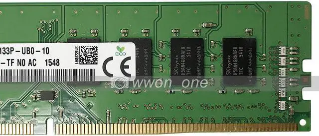 Alt view image 4 of 4 - Hynix 16GB 2x8GB PC4-2133P DDR4 2133MHz 288Pin UDIMM Desktop Memory