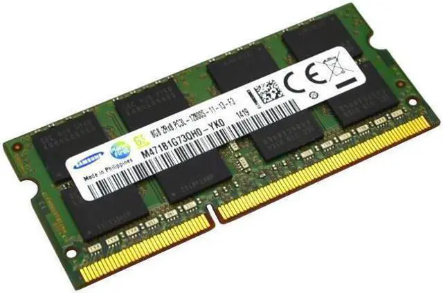Alt view image 2 of 2 - SAMSUNG M471B1G73Qh0-Yk0 8Gb (1X8Gb) Pc312800 Ddr31600Mhz Dual Rank Non Ecc Unbuffered Cl11 Sodimm Memory Module-M471B1G73Qh0-Yk0