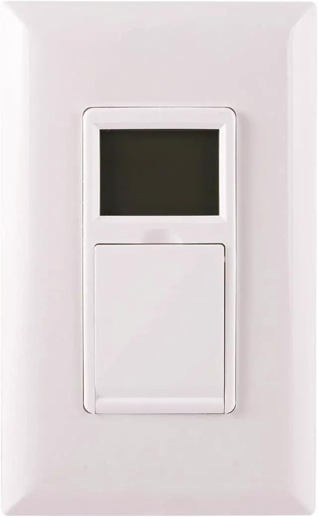 Alt view image 4 of 5 - GE 32787 In-Wall 3-Way Sunsmart Screw Terminal Digital Timer