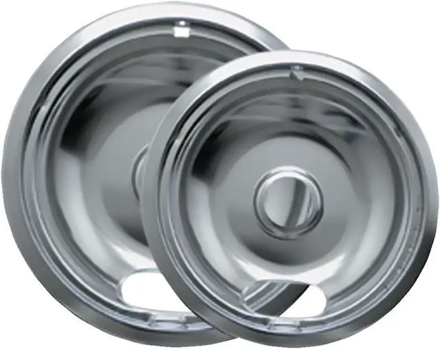 Alt view image 3 of 5 - Range Kleen 12782Xcd5 Chrome Drip Pans - Plug-In Ranges; Fits Most Amana , Crosley , Frigidaire , M