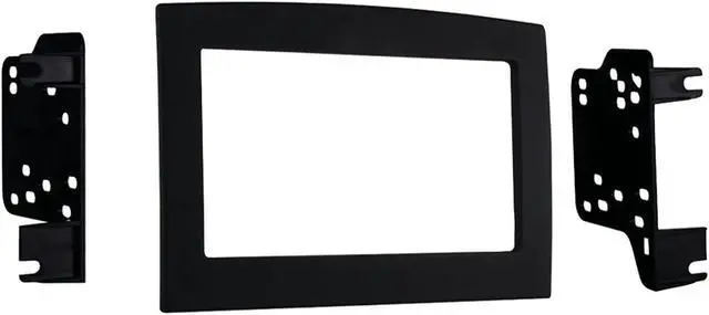 Alt view image 4 of 17 - Metra 95-6528B Black Double DIN Dash Kit for Select Dodge Ram 1500/2500/3500