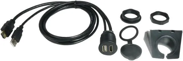 Alt view image 2 of 9 - PAC HDMI-USB-CBL 3FT DASHMNT HDMI/USB CBL