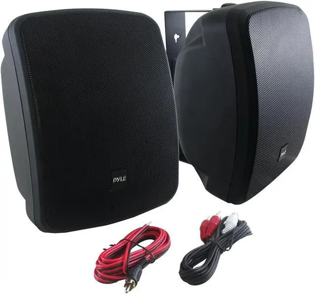 Alt view image 2 of 13 - Pyle Home PDWR54BTB 5.25 Indoor/Outdoor 600-Watt Bluetooth Speaker System (Black)
