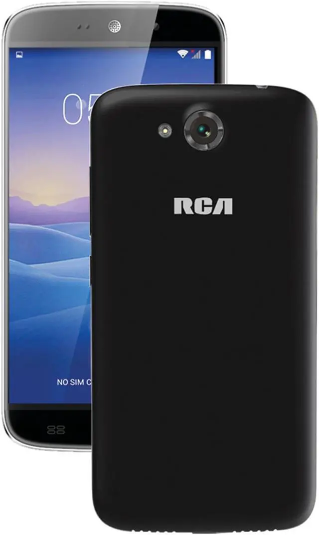 Alt view image 3 of 3 - RCA 5.5-Inch Quad Core, Quad Band Unlocked Android World Smartphone with Dual Sim Card, Dual Camera, High Res IPS Screen, Black