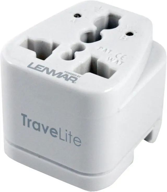 Alt view image 9 of 15 - LENMAR TraveLite Adapter Ultra Compact All-in-One Travel Adapter