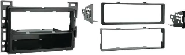 Alt view image 8 of 15 - Metra 99-3302 Metra gm/pontiac/ saturn din dash kit with pocket