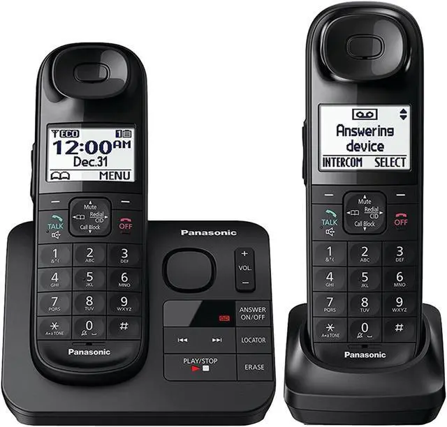 Alt view image 5 of 20 - Panasonic KX-TGL432B 2 Handset Cordless Phone