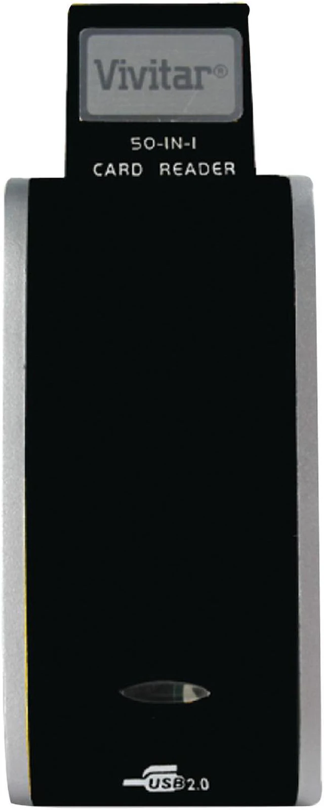 Alt view image 2 of 4 - Vivitar VIV-RW-3000-BLK SDHC Card Reader