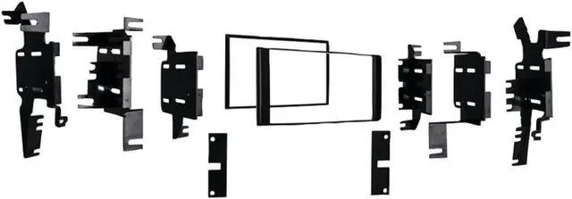Alt view image 2 of 6 - Metra 95-7624 Double DIN Stereo Dash Multi-Kit for Select 07-up Nissan Vehicles