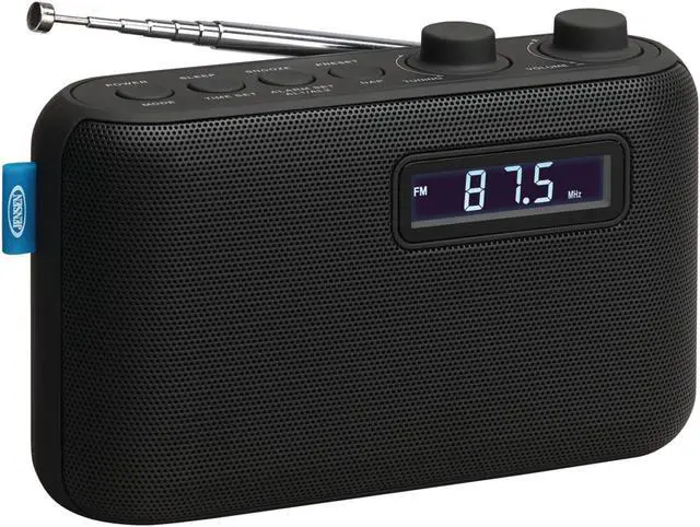 Alt view image 2 of 10 - Jensen[r] Sr-50 Portable Am/fm Digital Radio & Alarm Clock
