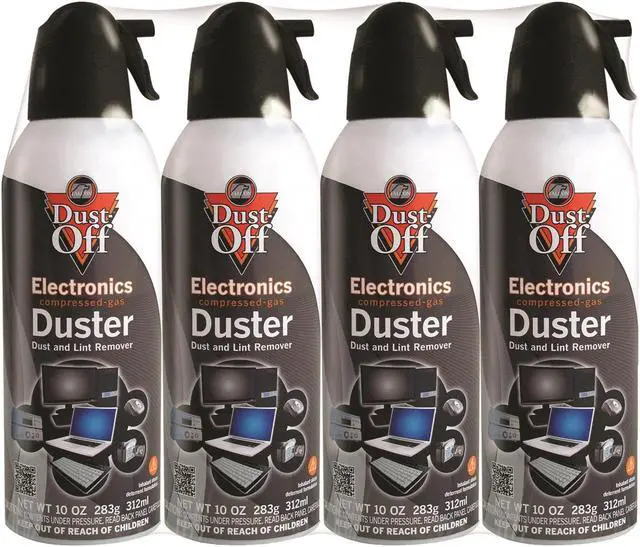 Alt view image 4 of 9 - Dust-Off DPSXL4A 10oz Electronics Dusters, 4 pk