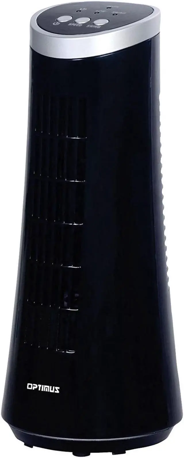 Main image of Optimus F-7345BK 12 Desktop Ultraslim Oscillating Tower Fan (Black)