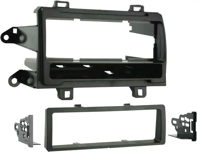 Alt view image 4 of 10 - METRA 99-8224 SINGLE DIN INSTALL DASH KIT FOR 2009 TOYOTA MATRIX / PONTIAC VIBE