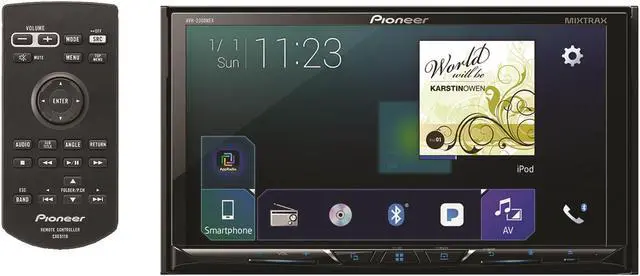 Alt view image 6 of 6 - Pioneer MVH-2300NEX Digital Multimedia Video Receiver with 7" WVGA Display, Apple CarPlay, Android Auto, Built-in Bluetooth®, SiriusXM-Ready™ and AppRadio Mode + (does not play CDs)