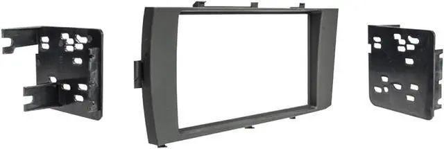 Alt view image 2 of 5 - Metra 95-8259B Matte Black Double DIN Dash Kit for Select 2015-up Toyota Prius C