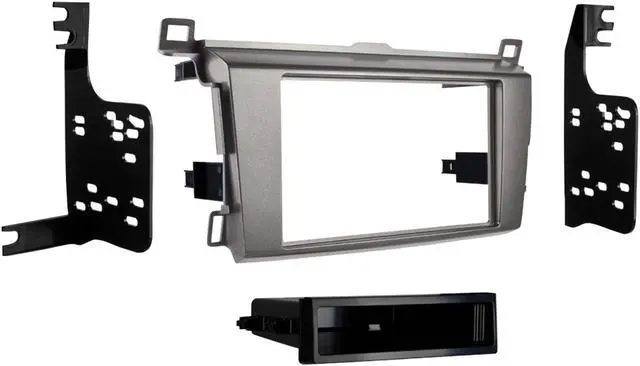 Alt view image 3 of 8 - Metra 99-8242G Single DIN Stereo Dash Kit for 2013-up Toyota RAV4 Vehicles