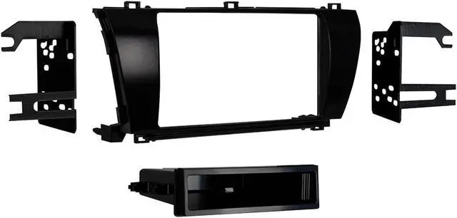 Alt view image 2 of 5 - Metra 99-8245CHG Single DIN Stereo Dash Kit for 2014-up Toyota Corolla Vehicles