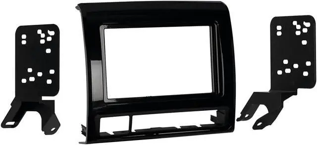 Alt view image 4 of 7 - 2012-Up Toyota Tacoma DDIN In-Dash Kit  Black