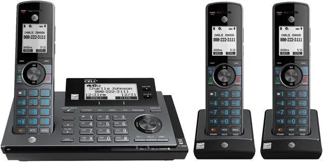 Alt view image 2 of 16 - ATT ATT-CLP99387 3 HANDSET CONNECT TO CELL WTIH ITAD