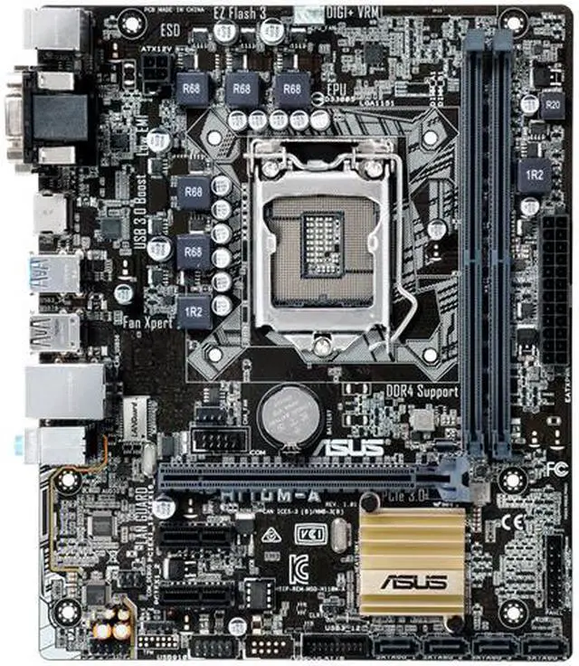 Refurbished: ASUS H110M-A HDMI SATA 6Gb/s USB 3.0 Micro-ATX DDR4