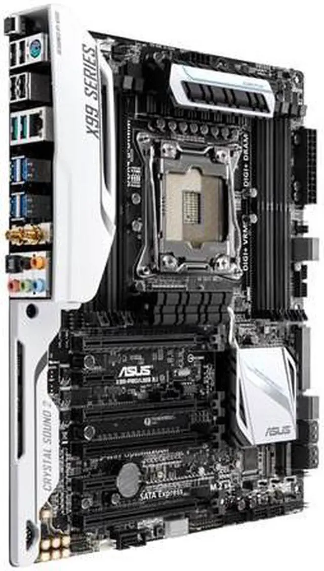Alt view image 3 of 7 - Asus X99-PRO/USB 3.1 Intel Socket 2011-v3 Class-A ATX Motherboard