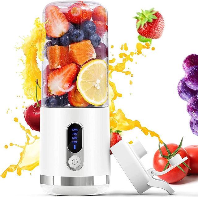 2022 Portable Blender, Personal Blender for Shakes and Smoothies, Smart  Display Personal Size Blender with USB Rechargeable and Blades, 15.2Oz  Fruit Juice Mixer, Mini Blender for Sport Travel Office