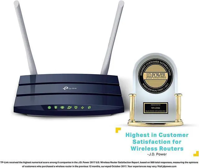 Alt view image 4 of 7 - 1200Mbps Wireless Router, TP-Link AC1200 Dual Band Router - 2.4GHz 300Mbps and 5GHz 867Mbps (Archer C50), Share Fast Ethernet ports and USB Port ,802.11AC standard , High Performance WIFI Router