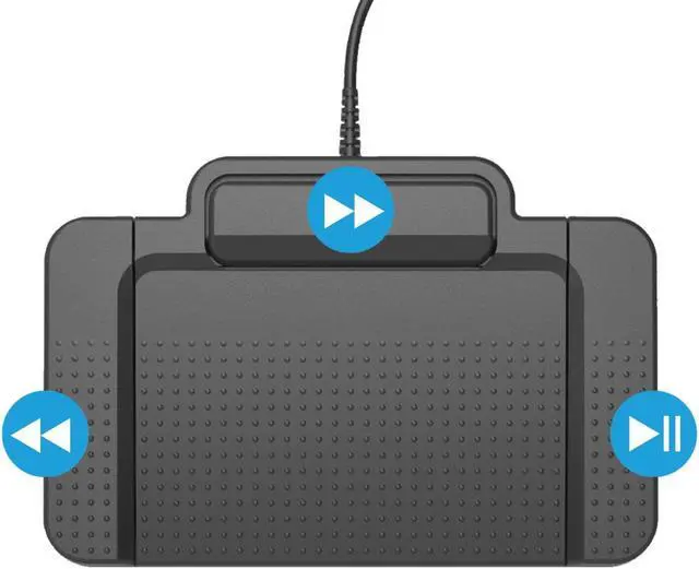 Alt view image 12 of 12 - Philips 3-Pedal USB Foot Control ACC2310