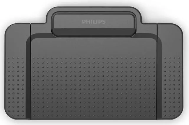 Alt view image 6 of 12 - Philips 3-Pedal USB Foot Control ACC2310