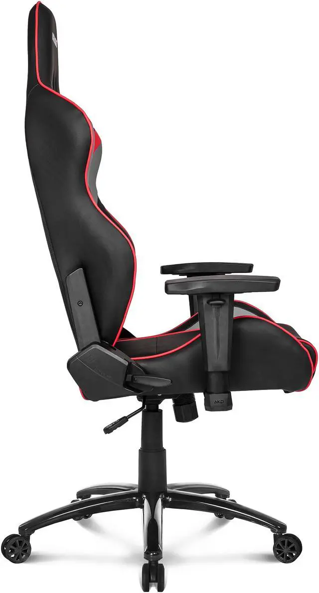 Alt view image 5 of 8 - AKRacing Overture Series Super-Premium Gaming Chair with High Backrest, Recliner, Swivel, Tilt, Rocker and Seat Height Adjustment Mechanisms with 5/10 - Red