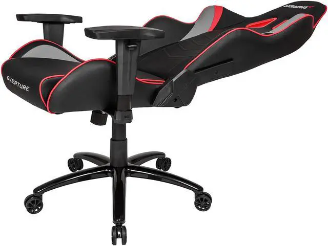 Alt view image 6 of 8 - AKRacing Overture Series Super-Premium Gaming Chair with High Backrest, Recliner, Swivel, Tilt, Rocker and Seat Height Adjustment Mechanisms with 5/10 - Red