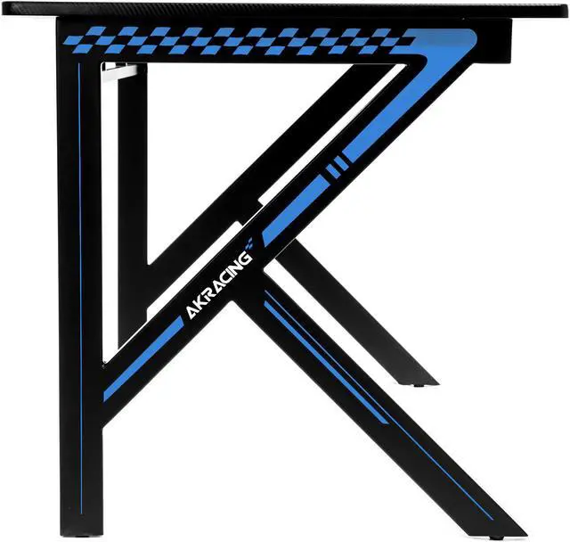 Alt view image 4 of 9 - AKRacing Summit Gaming Desk with XL Mouse Pad - Blue (AK-SUMMIT-BL-NA)