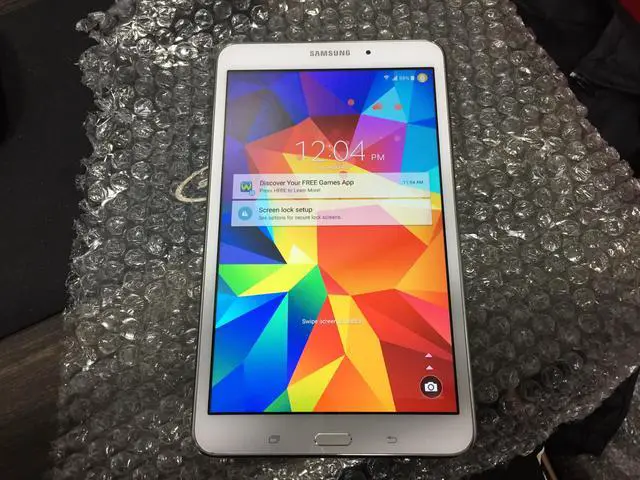Alt view image 11 of 14 - Samsung Galaxy Tab 4 SM-T337A 16 GB Tablet - 8" - Plane to Line (PLS) Switching - Wireless LAN - AT&T - 4G - 1.20 GHz - White
