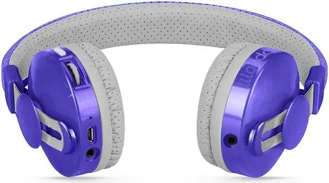 Alt view image 5 of 9 - LilGadgets Untangled Pro Premium Children's Wireless Bluetooth Headphones with SharePort - Purple