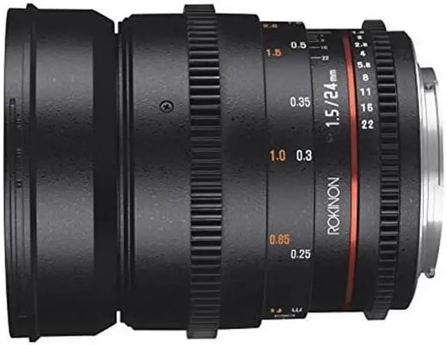 Alt view image 8 of 20 - Rokinon 24mm T1.5 Cine Wide Angle Lens for Canon EF Mount #DS24M-C