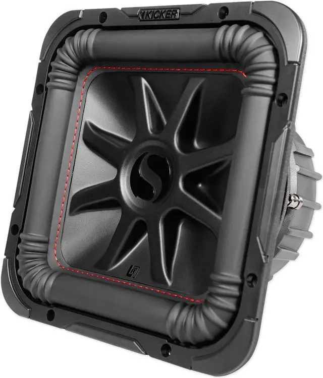 Alt view image 5 of 20 - Kicker L7R 10-Inch 1000-Watt Max 2-Ohm DVC Square Subwoofer