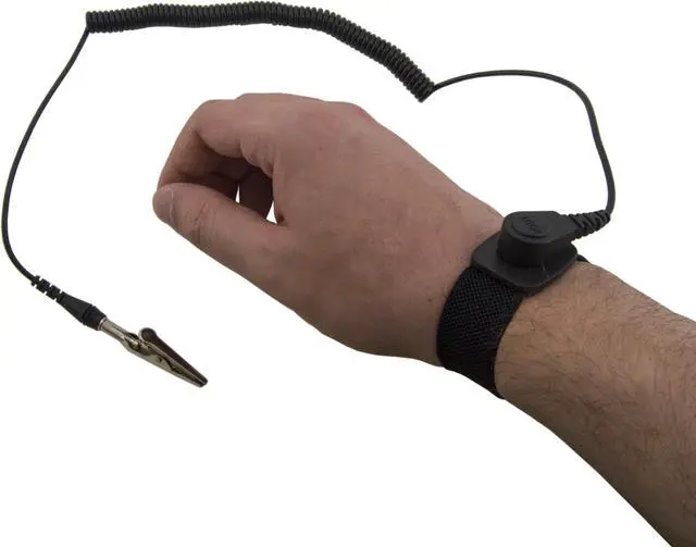 Alt view image 3 of 3 - Anti-Static Wrist Strap - Medium Size - 6' Cord