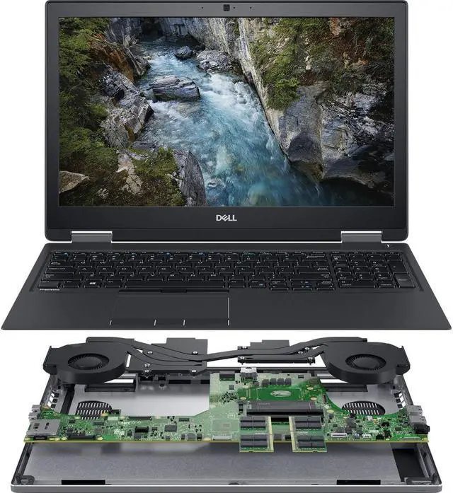 Alt view image 3 of 14 - DELL Precision 7530 Mobile Workstation Intel Core i7-8850H 16GB Memory 512GB SSD NVIDIA Quadro P1000 15.6" Non-Touch Screen Windows 10 Pro 64-bit SBR29