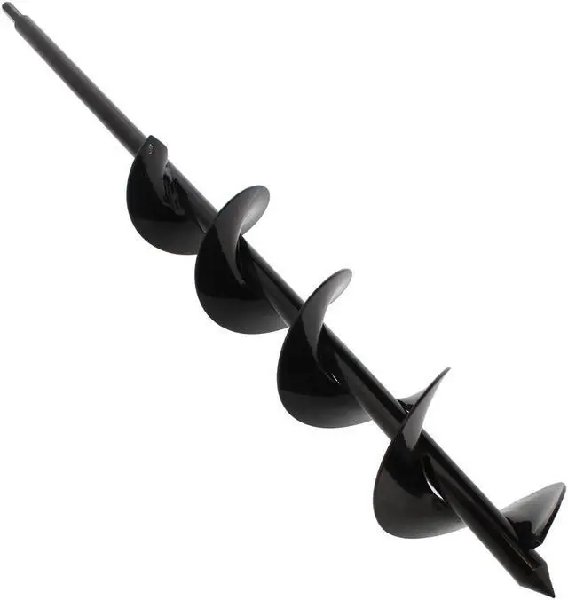 Main image of 7Penn Garden Auger 3” x 24” Inch Rapid Planter – 3/8” Hex Drive Post Hole Digger