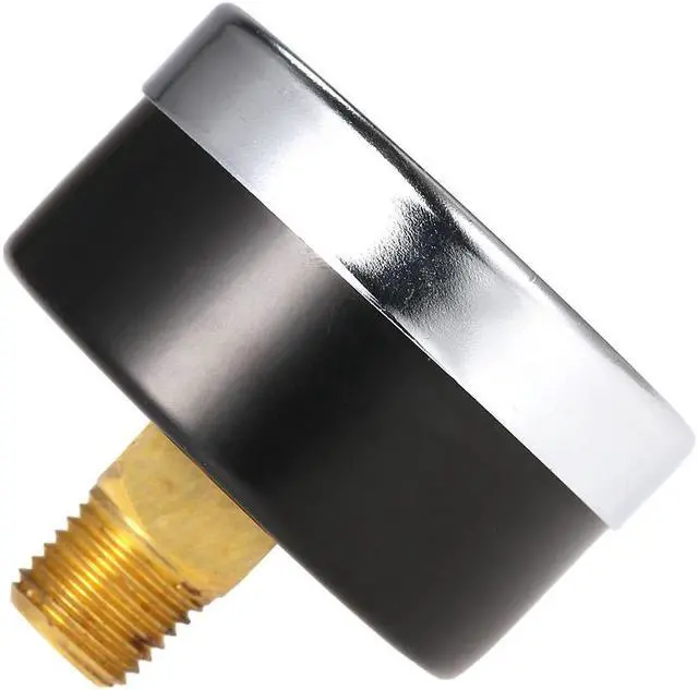 Alt view image 4 of 6 - TS-50-14bar 0-200psi/0-14bar 1/4'' NPT Dial Display Pressure Gauge Measuring Manometer