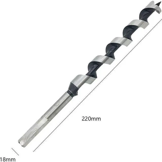 Alt view image 2 of 6 - Elecall high Quality Carbon Steel Sharp Twist Drill Auger Bit For Electrical Drill Woodworking Tool 18/20/22/25*220mm