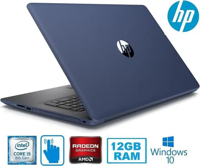 Alt view image 2 of 8 - HP 17-by0022cl 17.3" Laptop Intel i5-8250U 12GB 1TB DVDRW Radeon 520 Win10