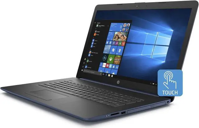 Alt view image 3 of 8 - HP 17-by0022cl 17.3" Laptop Intel i5-8250U 12GB 1TB DVDRW Radeon 520 Win10