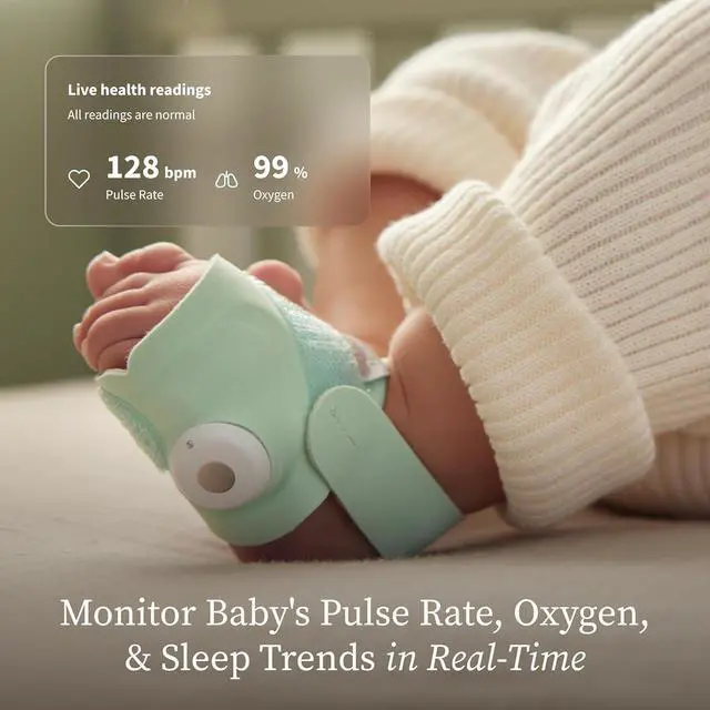 Alt view image 4 of 7 - Owlet Dream Sock Accessory for Extra Large Babies, Soft Fabric Comfort Fit, Ideal for Health & Personal Care Use
