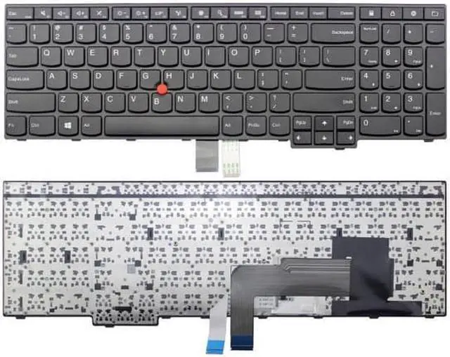 Main image of New US Layout Replacement Non-backlit Black Laptop Keyboard For IBM Lenovo Thinkpad Edge E550 20DF, E550C 20E0, E555 20DH