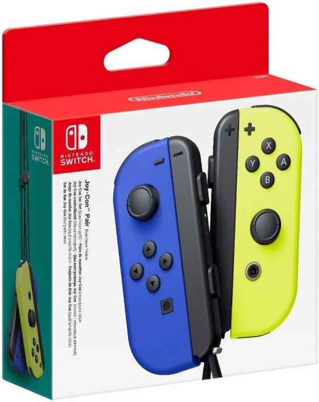 Nintendo Switch Joy-Con Pair - Neon Blue/Neon Yellow - Newegg.com