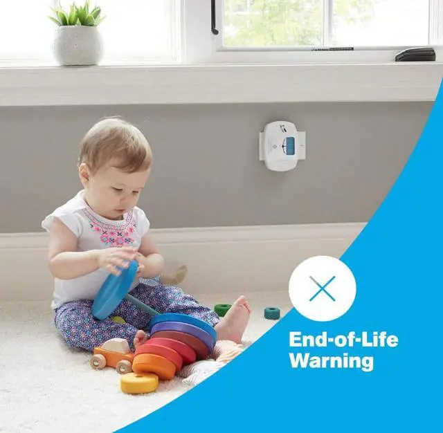 Alt view image 7 of 7 - First Alert CO615A Carbon Monoxide Plug-in Alarm with Battery Backup and Digital Display