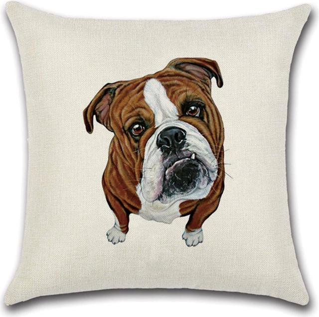 MSU Bulldog 18-inch Pillow | CustomArt by NatCoop