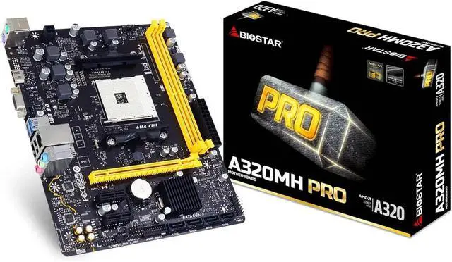 Alt view image 2 of 4 - Full A320MH PRO A320 Chipset AM4 Interface Desktop PC Motherboard Micro-ATX